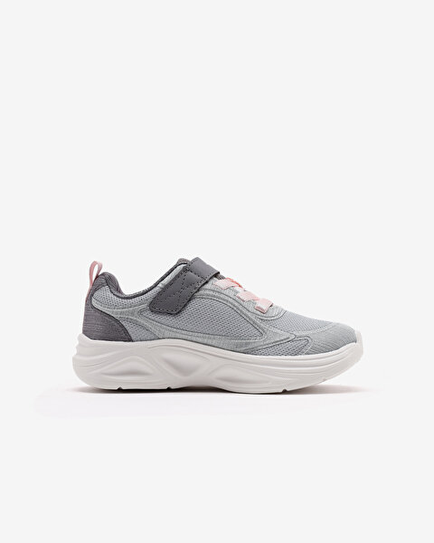Skechers Sola Glow 2.0 Küçük Kız Çocuk Gri Işıklı Spor Ayakkabı 303729N LGMT-1