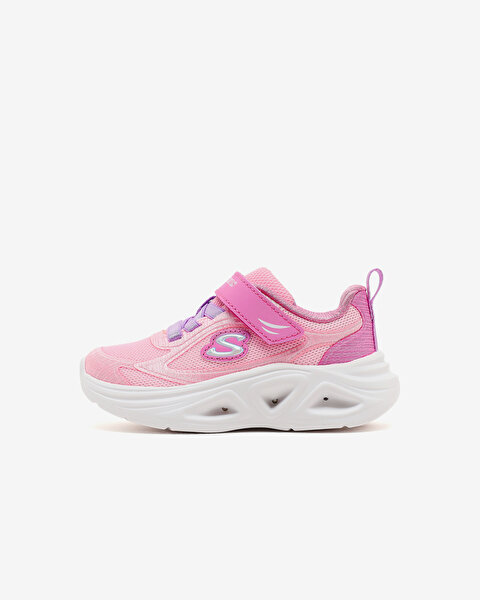 Skechers Sola Glow 2.0 Küçük Kız Çocuk Pembe Işıklı Spor Ayakkabı 303729N PKLV