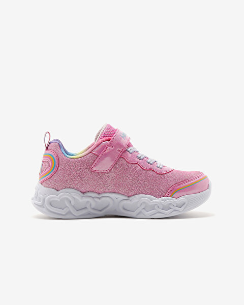 Skechers Infinite Heart Lights  -  Love Büyük Kız Çocuk Pembe Işıklı Spor Ayakkabı 303751L PKMT-1