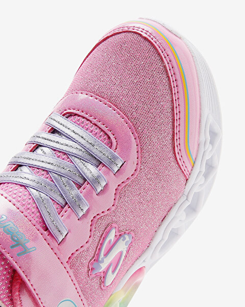 Skechers Infinite Heart Lights  -  Love Büyük Kız Çocuk Pembe Işıklı Spor Ayakkabı 303751L PKMT-9