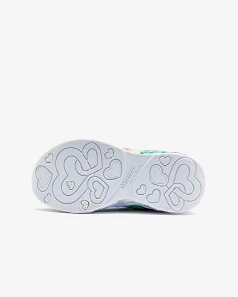 Skechers Infinite Heart Lights - Eternal Shimmer Büyük Kız Çocuk Siyah Işıklı Spor Ayakkabı 303755L-4