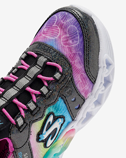 Skechers Infinite Heart Lights - Eternal Shimmer Büyük Kız Çocuk Siyah Işıklı Spor Ayakkabı 303755L-10