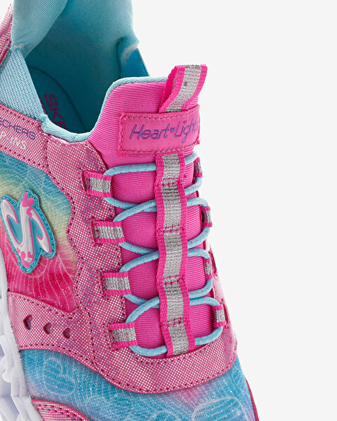 Skechers Infinite Heart Lights - Eternal Shimmer Büyük Kız Çocuk Pembe Işıklı Spor Ayakkabı 303755L-8