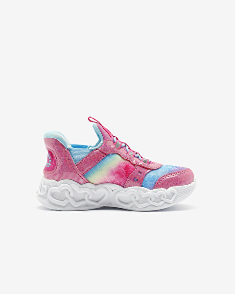 Skechers Infinite Heart Lights - Eternal Shimmer Küçük Kız Çocuk Pembe Işıklı Spor Ayakkabı 303755N-2