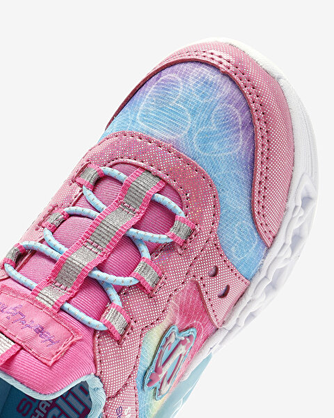 Skechers Infinite Heart Lights - Eternal Shimmer Küçük Kız Çocuk Pembe Işıklı Spor Ayakkabı 303755N-7