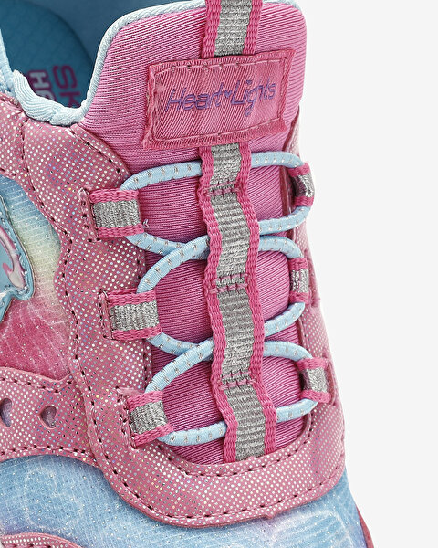 Skechers Infinite Heart Lights - Eternal Shimmer Küçük Kız Çocuk Pembe Işıklı Spor Ayakkabı 303755N-10