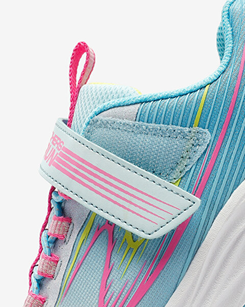 Skechers Go-run Accelerate Büyük Kız Çocuk Mavi Koşu Ayakkabısı 303920L LBMT-10