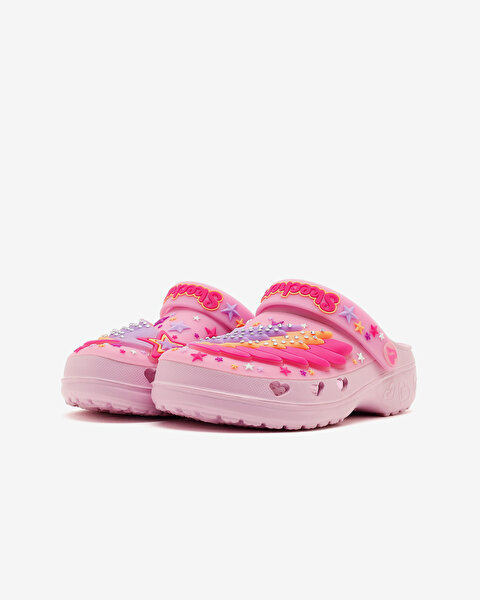 Skechers Sweetheart Büyük Kız Çocuk Pembe Işıklı Sandalet 308367L LPMT-4