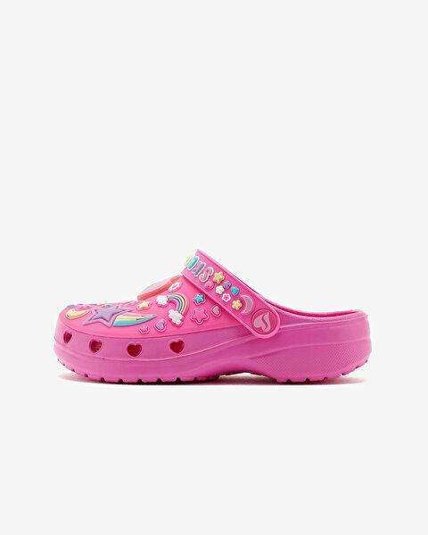 Skechers Heart Charmer - Girly Land Büyük Kız Çocuk Pembe Işıklı Terlik 308406L HPMT-2