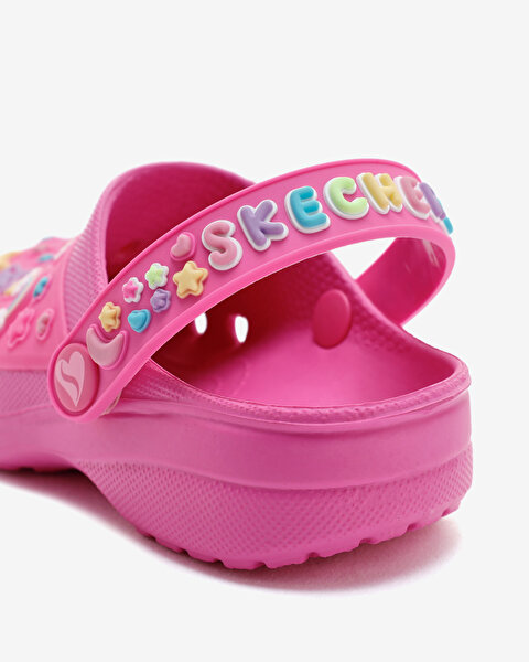 Skechers Heart Charmer - Girly Land Küçük Kız Çocuk Pembe Işıklı Terlik 308406N HPMT-12