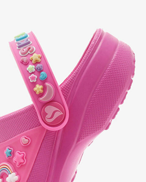 Skechers Heart Charmer - Girly Land Küçük Kız Çocuk Pembe Işıklı Terlik 308406N HPMT-9