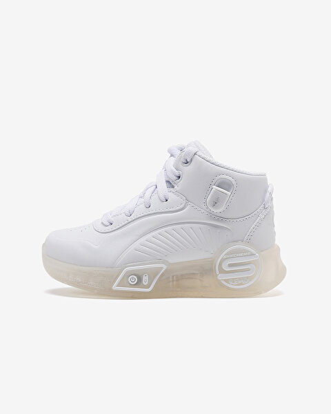 Skechers S - Lights Remix Büyük Kız Çocuk Beyaz Işıklı Bot 310100L WHT