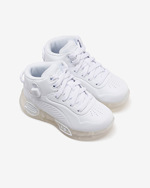Skechers S - Lights Remix Büyük Kız Çocuk Beyaz Işıklı Bot 310100L WHT-6