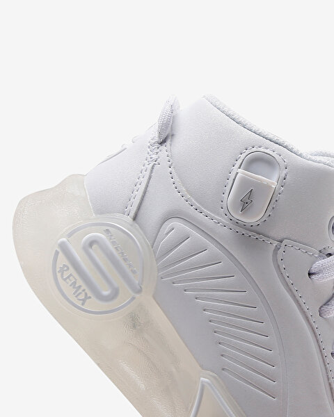 Skechers S - Lights Remix Büyük Kız Çocuk Beyaz Işıklı Bot 310100L WHT-8