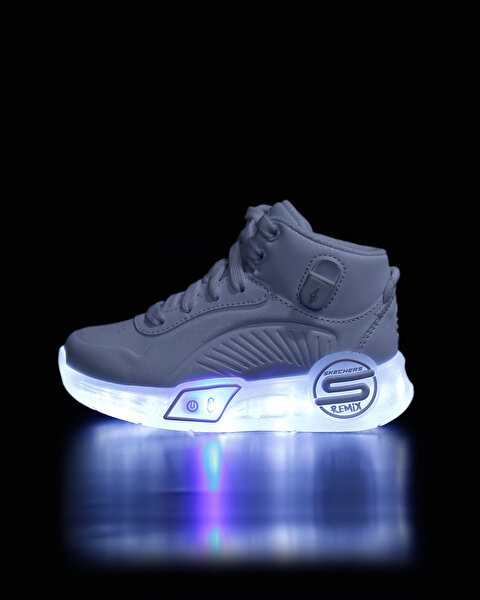 Skechers S - Lights Remix Büyük Kız Çocuk Beyaz Işıklı Bot 310100L WHT-13