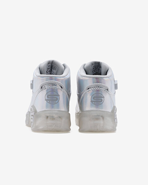 Skechers S - Lights Remix  -  Pearlescent Büyük Kız Çocuk Gri Işıklı Bot 310103L SIL-5