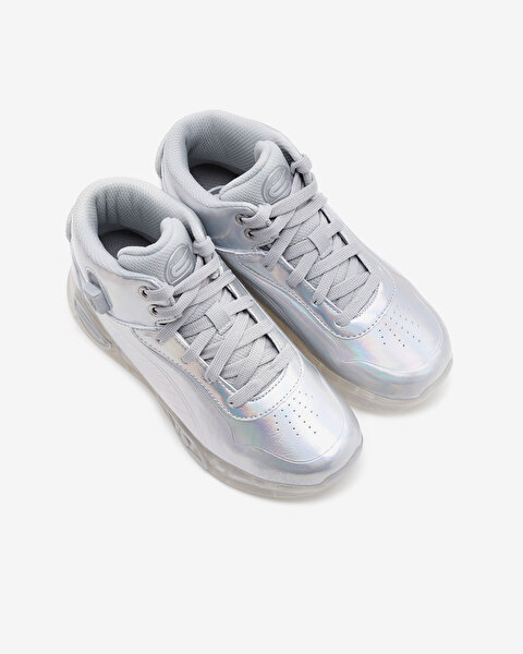 Skechers S - Lights Remix  -  Pearlescent Büyük Kız Çocuk Gri Işıklı Bot 310103L SIL-6