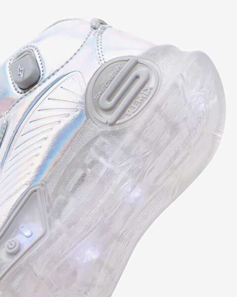 Skechers S - Lights Remix  -  Pearlescent Büyük Kız Çocuk Gri Işıklı Bot 310103L SIL-9