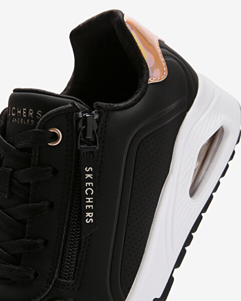 Skechers Uno Gen1 Büyük Kız Çocuk Siyah Sneakers 310554L BKRG-9