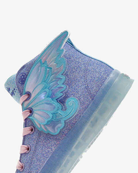 Skechers Twi - Lites 2.0  -  Twinkle Wishes Büyük Kız Çocuk Mavi Işıklı Bot 314350L LBMT-8