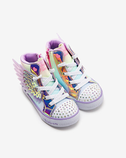 Skechers Shuffle Lite  - Lil Unicorn Win Küçük Kız Çocuk Çok Renkli Işıklı Spor Ayakkabı 314918N MLT-6