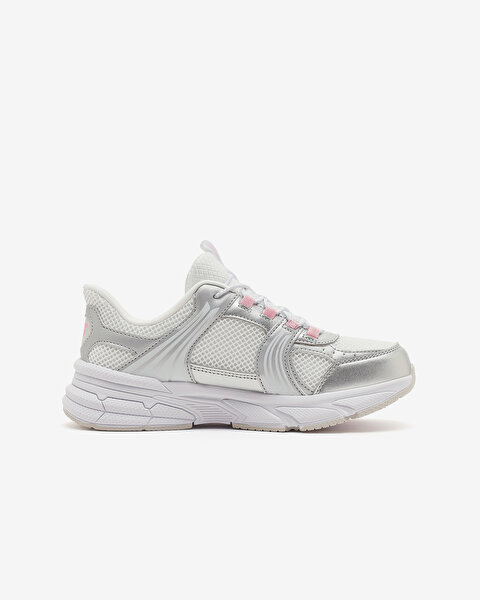 Skechers Retro-graph Büyük Kız Çocuk Beyaz/gümüş/pembe Spor Ayakkabı 319078L WSPK-1