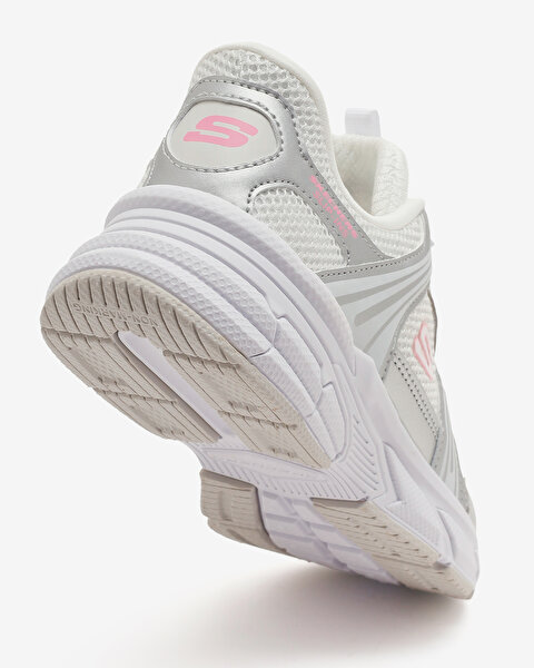 Skechers Retro-graph Büyük Kız Çocuk Beyaz/gümüş/pembe Spor Ayakkabı 319078L WSPK-6