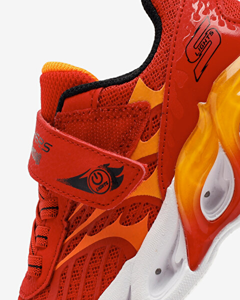 Skechers Thermoflash 2.0 Büyük Erkek Çocuk Kırmızı Işıklı Spor Ayakkabı 400099L RDBK-8