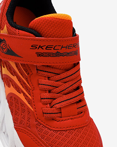 Skechers Thermoflash 2.0 Büyük Erkek Çocuk Kırmızı Işıklı Spor Ayakkabı 400099L RDBK-10