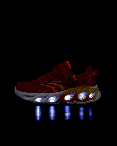 Skechers Thermoflash 2.0 Büyük Erkek Çocuk Kırmızı Işıklı Spor Ayakkabı 400099L RDBK-11