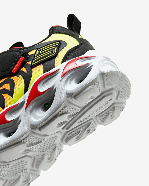 Skechers Thermo - Flash Küçük Erkek Çocuk Siyah Işıklı Spor Ayakkabı 400106N BKRD-7