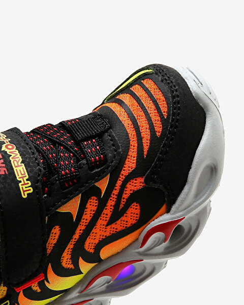Skechers Thermo - Flash Küçük Erkek Çocuk Siyah Işıklı Spor Ayakkabı 400106N BKRD-9