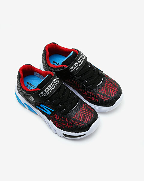 Skechers Flex - Glow Elite  -  Vorlo Büyük Erkek Çocuk Siyah Işıklı Spor Ayakkabı 400137L BKRB-6