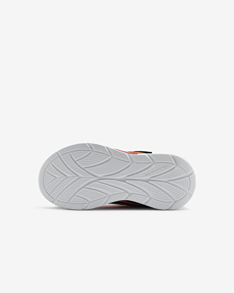 Skechers Flexglow Ultra Küçük Erkek Çocuk Siyah Işıklı Spor Ayakkabı 400139N BKRD-4