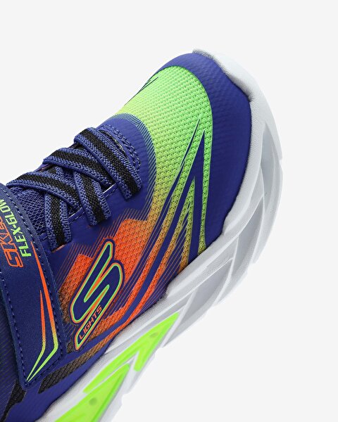 Skechers Flexglow Ultra Küçük Erkek Çocuk Mavi Işıklı Spor Ayakkabı 400139N BLMT-7