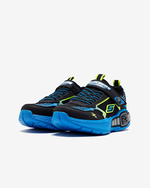 Skechers Light Storm 3 Büyük Erkek Çocuk Siyah Işıklı Spor Ayakkabı 400151L BBLM-3