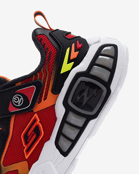 Skechers Light Storm 3 Büyük Erkek Çocuk Siyah Işıklı Spor Ayakkabı 400151L BKRD-7