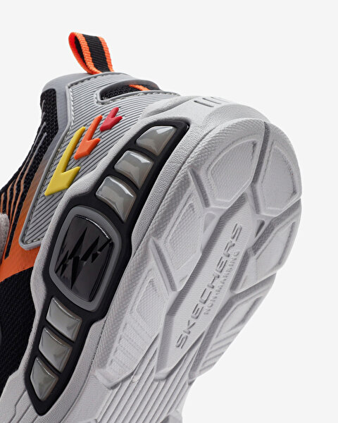 Skechers Light Storm 3 Büyük Erkek Çocuk Gri Işıklı Spor Ayakkabı 400151L SLBK-9