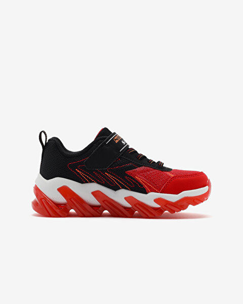 Skechers Megasurge 2.0 Büyük Erkek Çocuk Kırmızı Işıklı Spor Ayakkabı 400165L RDBK-2