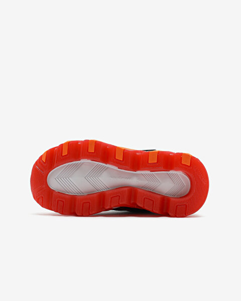 Skechers Megasurge 2.0 Büyük Erkek Çocuk Kırmızı Işıklı Spor Ayakkabı 400165L RDBK-4