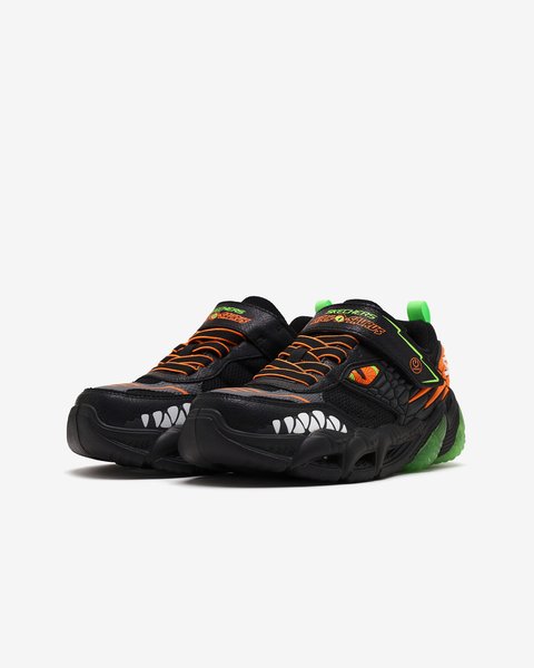 Skechers Skech-o-saurus Lights 3.0 Büyük Erkek Çocuk Siyah Işıklı Spor Ayakkabı 400175L BKLM-3