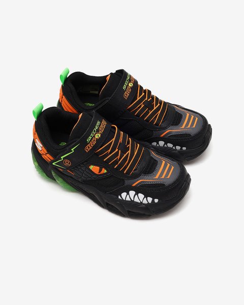 Skechers Skech-o-saurus Lights 3.0 Büyük Erkek Çocuk Siyah Işıklı Spor Ayakkabı 400175L BKLM-5
