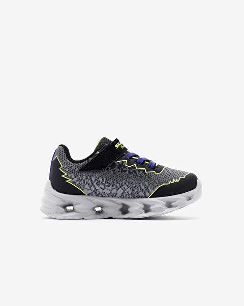 Skechers Vortex 2.0  -  Zorento Küçük Erkek Çocuk Siyah Işıklı Spor Ayakkabı 400603N BKYL-2