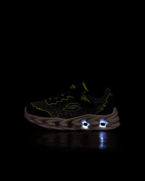 Skechers Vortex 2.0  -  Zorento Küçük Erkek Çocuk Siyah Işıklı Spor Ayakkabı 400603N BKYL-11