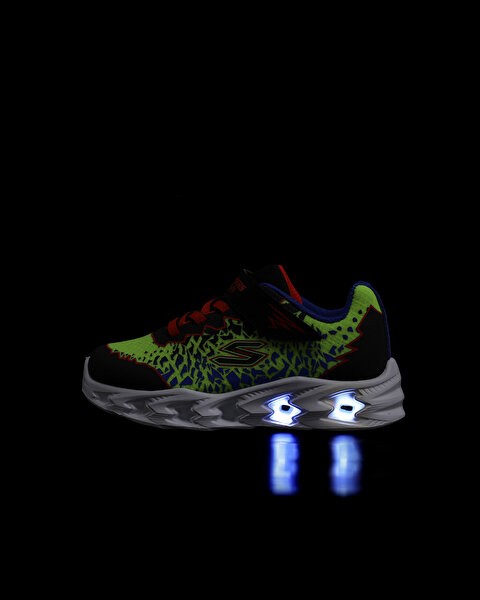 Skechers Vortex 2.0 - Zorento Küçük Erkek Çocuk Siyah Işıklı Spor Ayakkabı 400603N BKMT-8