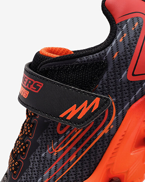 Skechers Vortex 2.0 - Quantroid Büyük Erkek Çocuk Siyah Işıklı Spor Ayakkabı 400604L BKRD-11