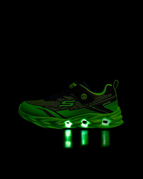 Skechers Vortex 2.0 Büyük Erkek Çocuk Haki Işıklı Spor Ayakkabı 400605L LMBK-6