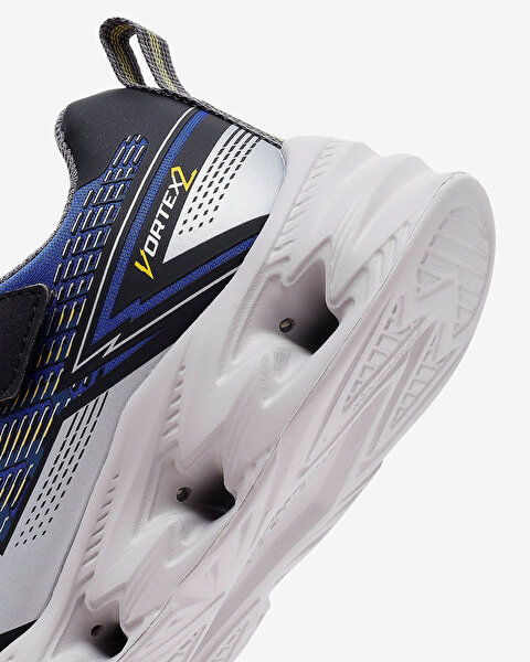 Skechers Vortex 2.0 Büyük Erkek Çocuk Gri Işıklı Spor Ayakkabı 400605L SLBK-7