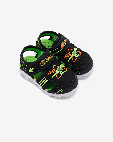 Skechers Hypno - Splash  -  Hydro - Fun Küçük Erkek Çocuk Siyah Işıklı Sandalet 400612N BKLM-6