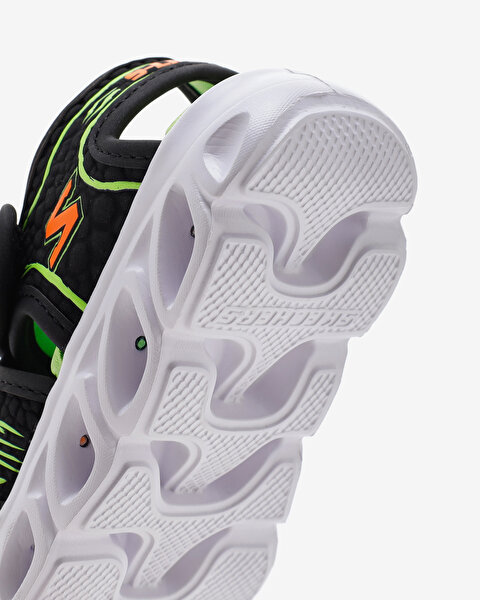 Skechers Hypno - Splash  -  Hydro - Fun Küçük Erkek Çocuk Siyah Işıklı Sandalet 400612N BKLM-10